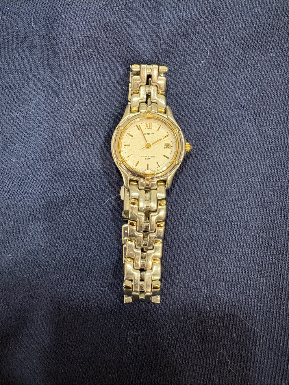 Seiko Women's Gold Tone Linked Bracelet Watch